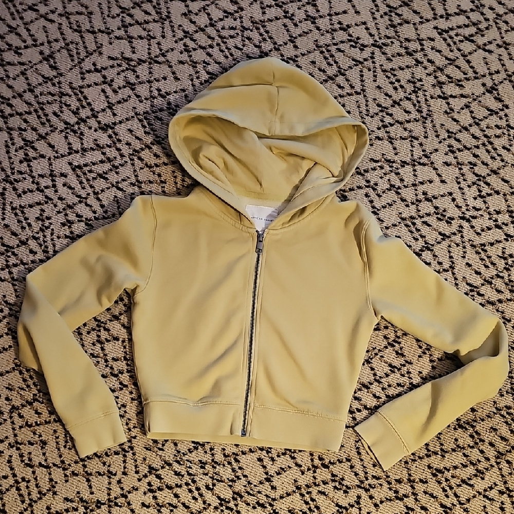 American Eagle Outfitters Light Yellow  Hoodie